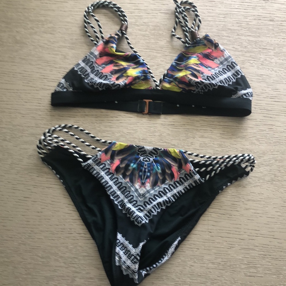 Red carter Set bikini Size S - Picture 3 of 7